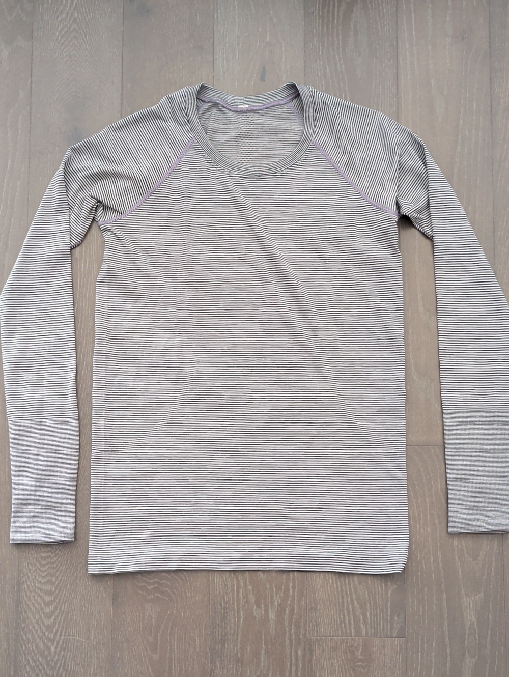 Lululemon Swiftly Striped Long Sleeve